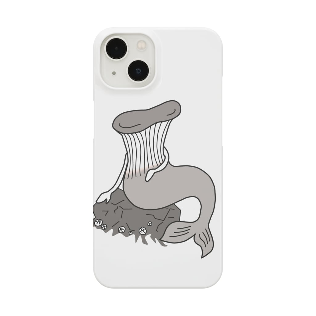 杜の魚の渚のエリンギョ（モノクロ） Smartphone Case