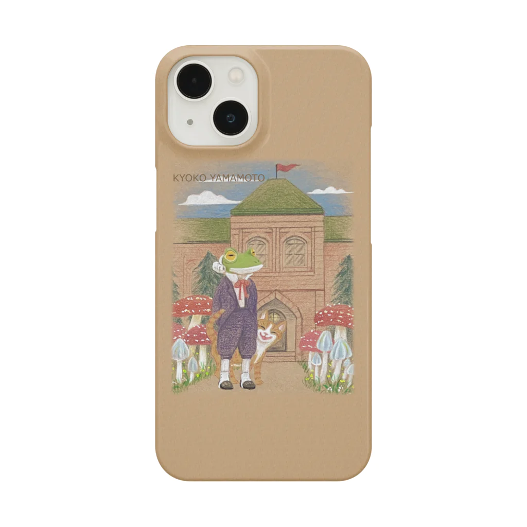 くまきち＠kyonyamamotoの不思議な国のフロッグフットマンとにゃん Smartphone Case