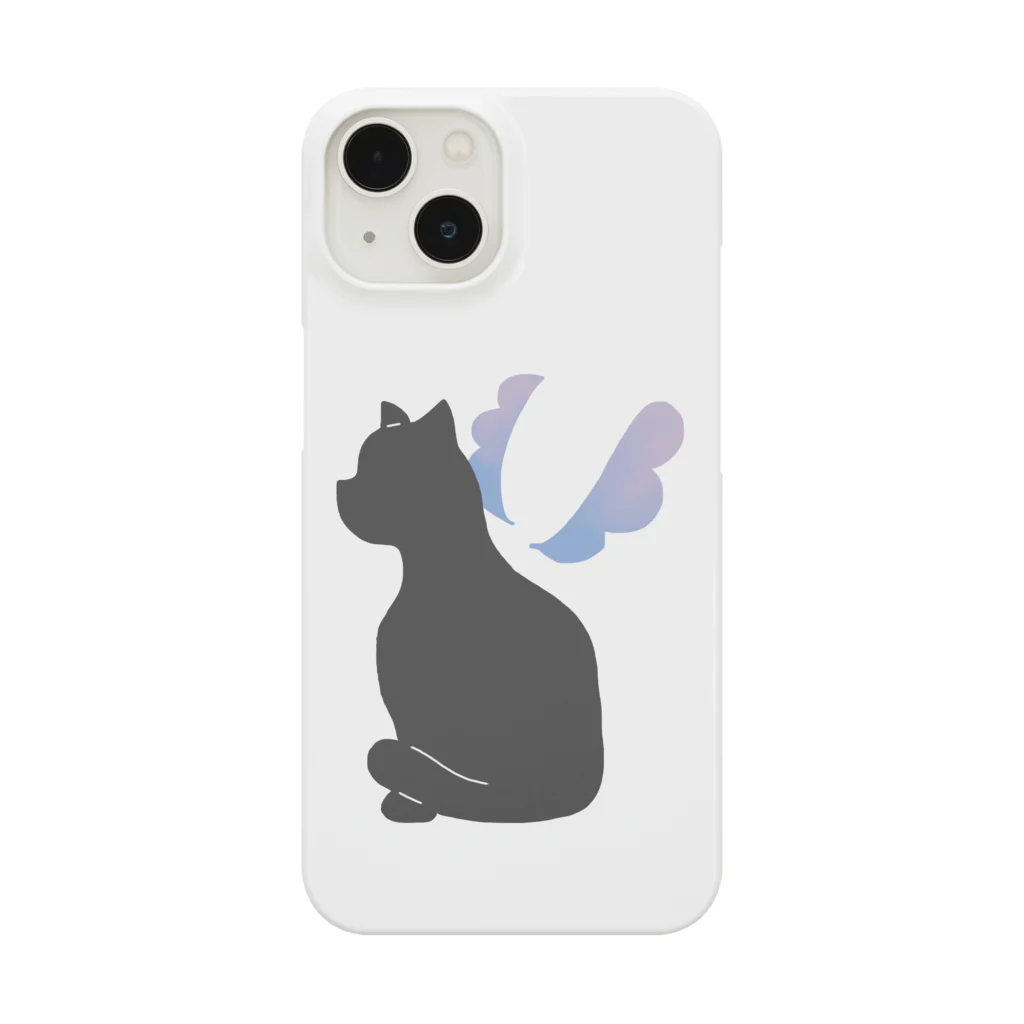 studio Leafの天使な黒猫 Smartphone Case