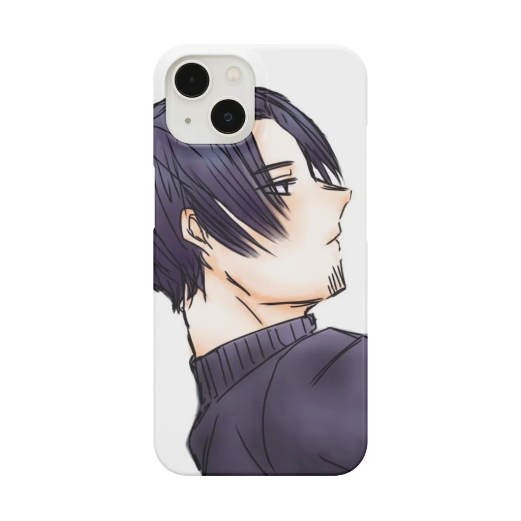 晴れ時々飴のセンター分け男子 Smartphone Case