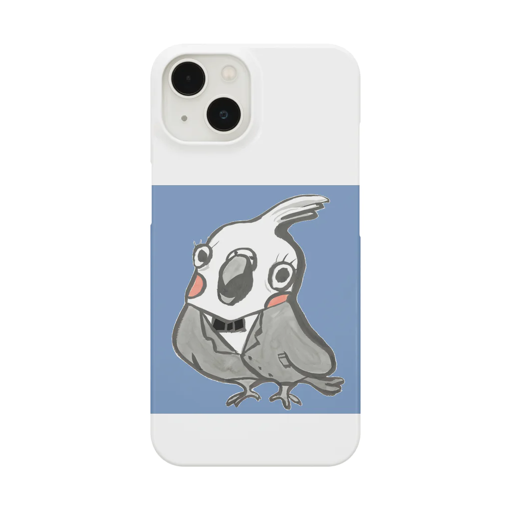 みつぞno鳥絵店のオカメインコ　その一 Smartphone Case