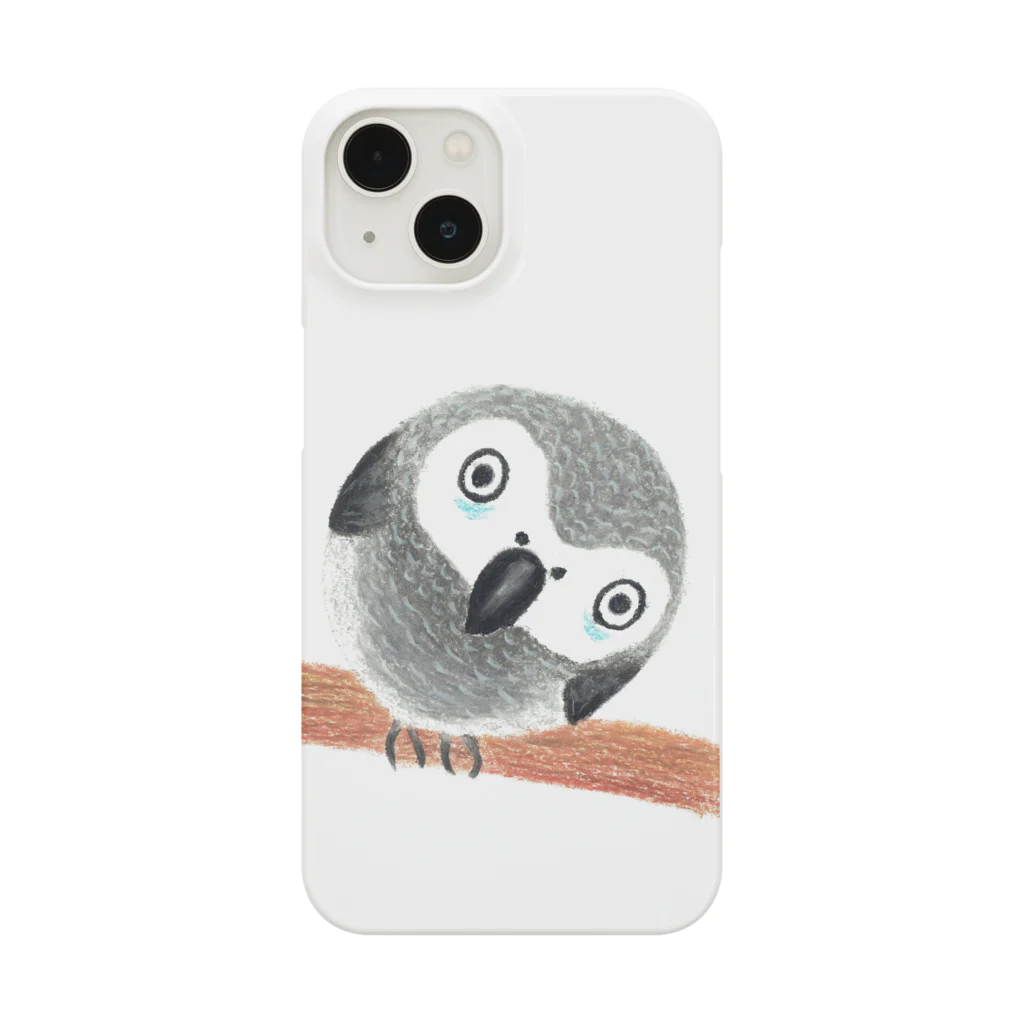 みつぞno鳥絵店の見上げるヨウム Smartphone Case