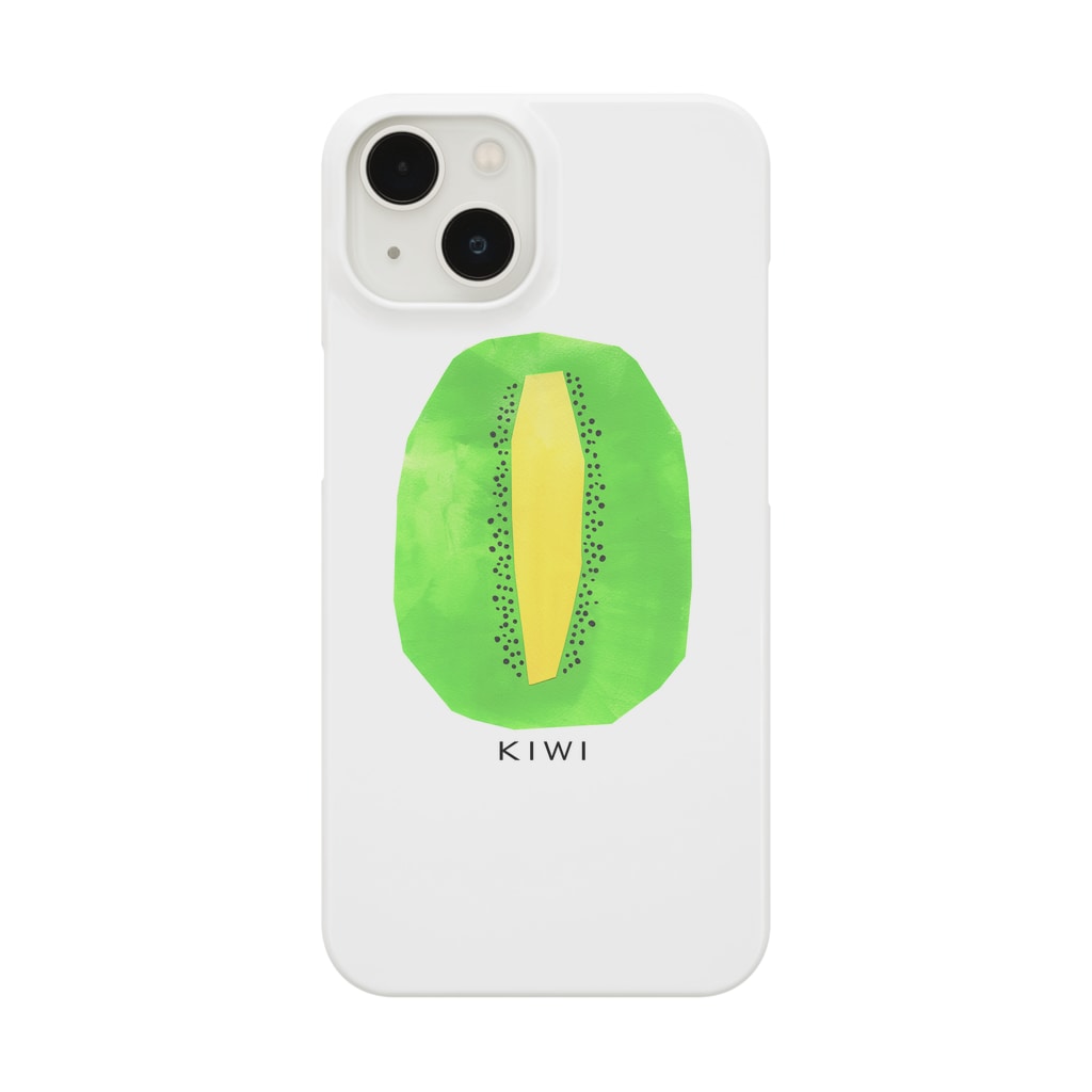 花と女性のイラストレーションのキウイ（kiwifruit）2022 Smartphone Case