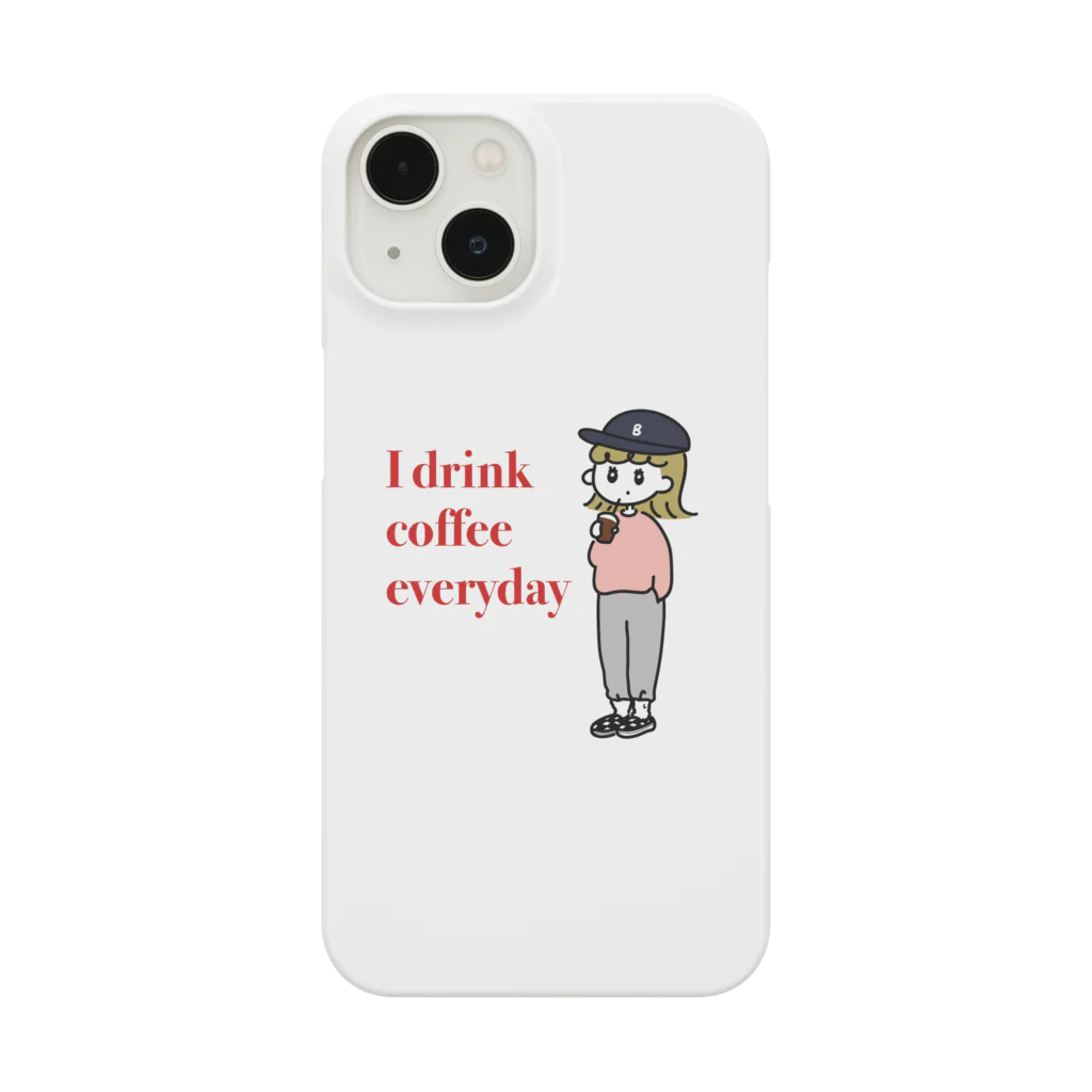 べにおのおみせのcoffee girl Smartphone Case
