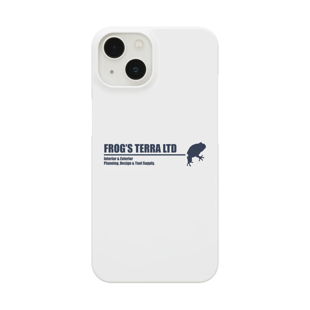 FROG'S TERRA LTDのシルエット　ロゴ　ディープシーブルー Smartphone Case