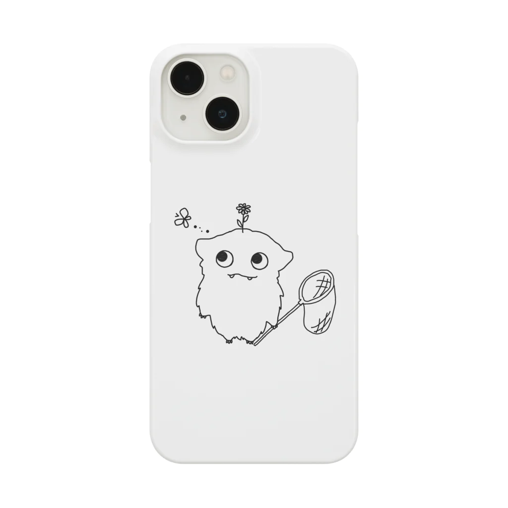 もふもふもんすたぁのもふもふもんすたぁとちょうちょ Smartphone Case