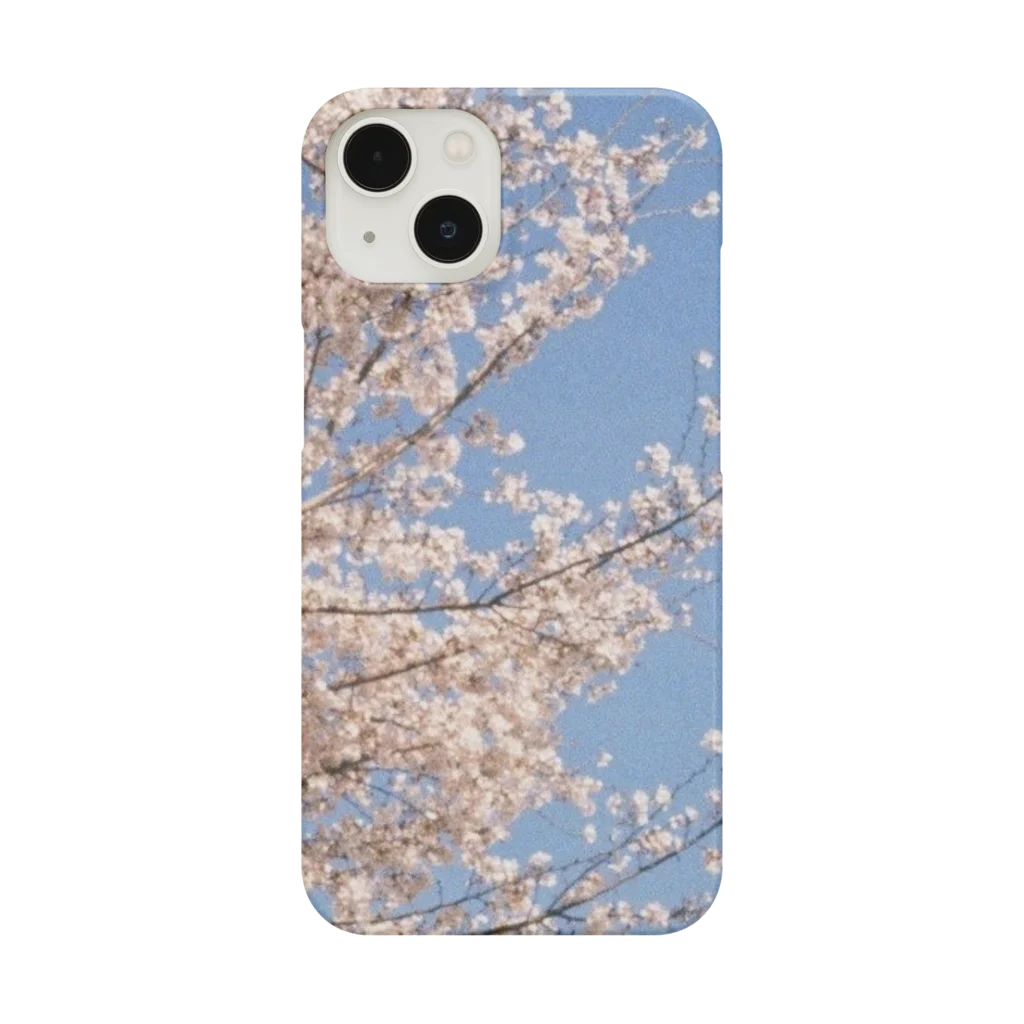 空と花とフィルムのあの日の桜 スマホケース