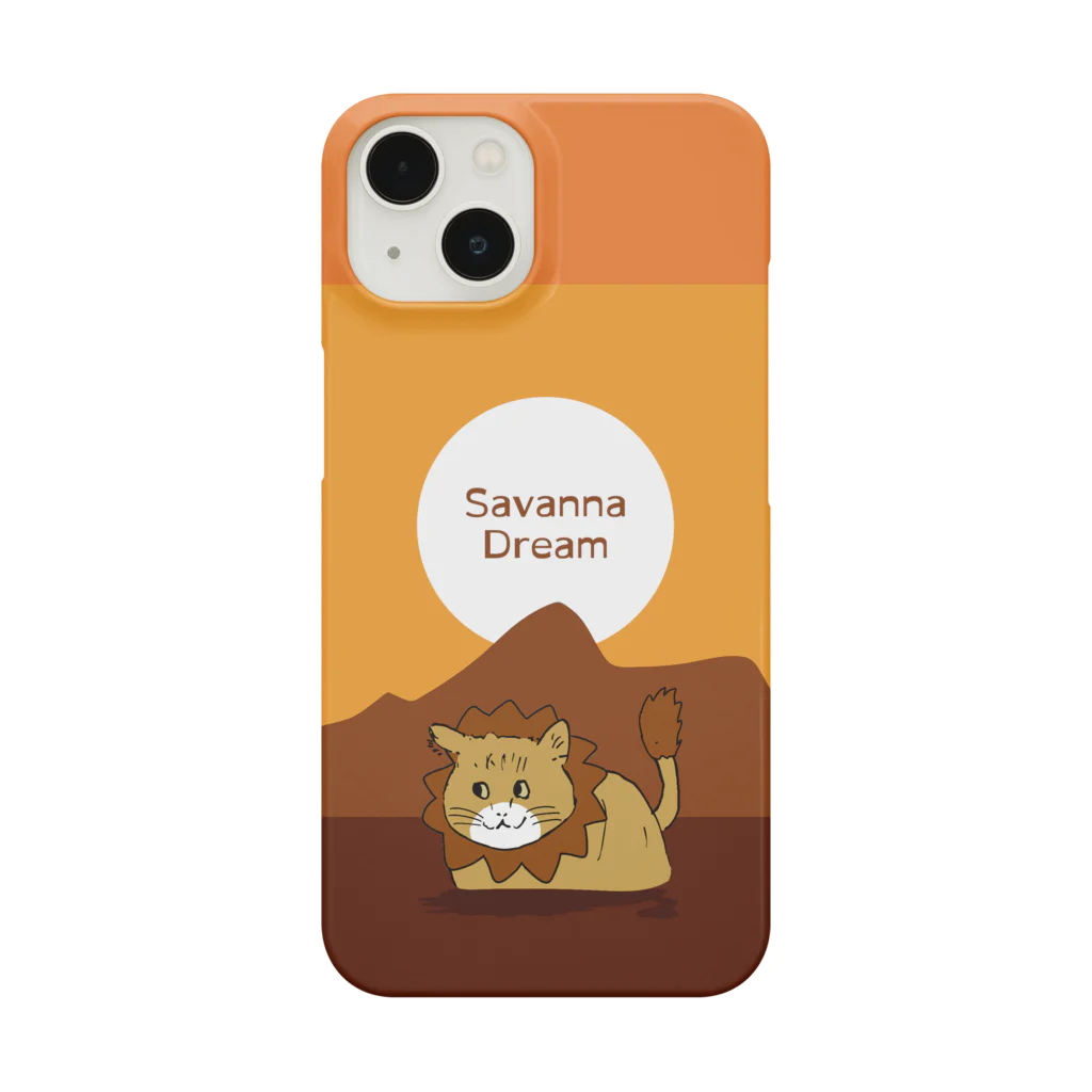 バーチャルねこ屋のSavanna Dream スマホケース