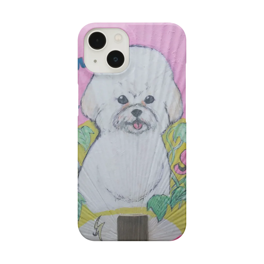 つれづれ　&　ビション・フリーゼのウチワ　な　うちのこ Smartphone Case