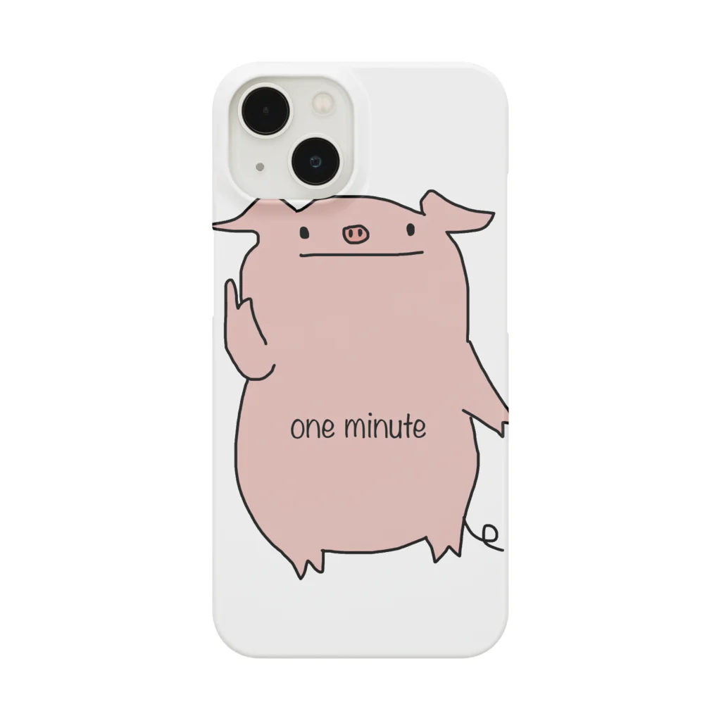 one minute shopの煽りブタ Smartphone Case