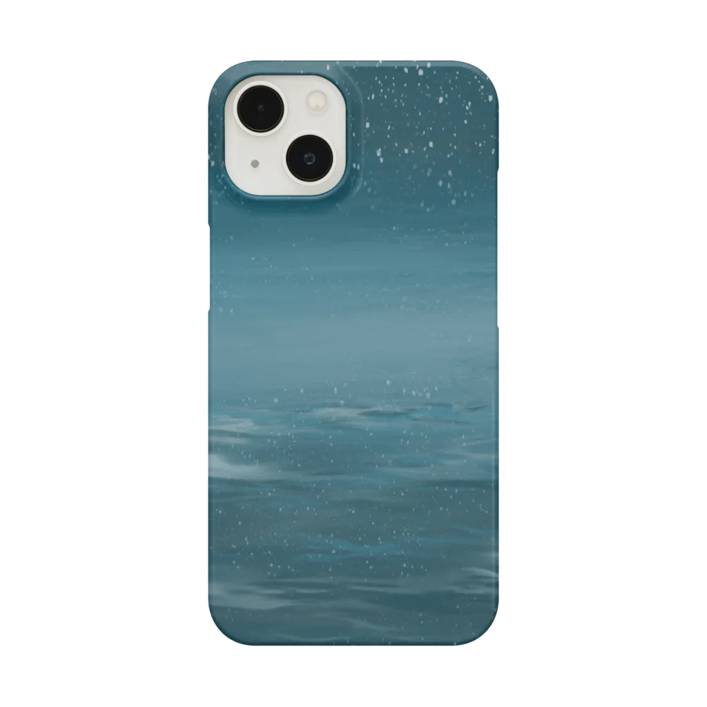 nao_pan_coffeeの冬の海 Smartphone Case