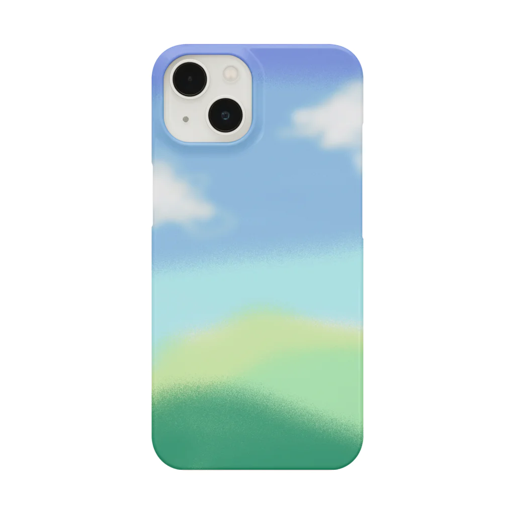 dandaiの空と雲と山と家 Smartphone Case