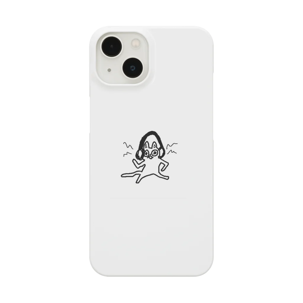 orichan✊🏾💦のヘッドフォン猫イラストkawaii Smartphone Case