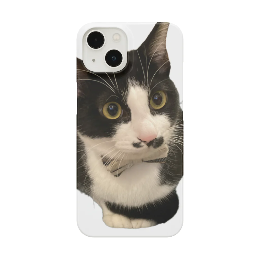 白黒猫舎のちょび髭猫執事 Smartphone Case