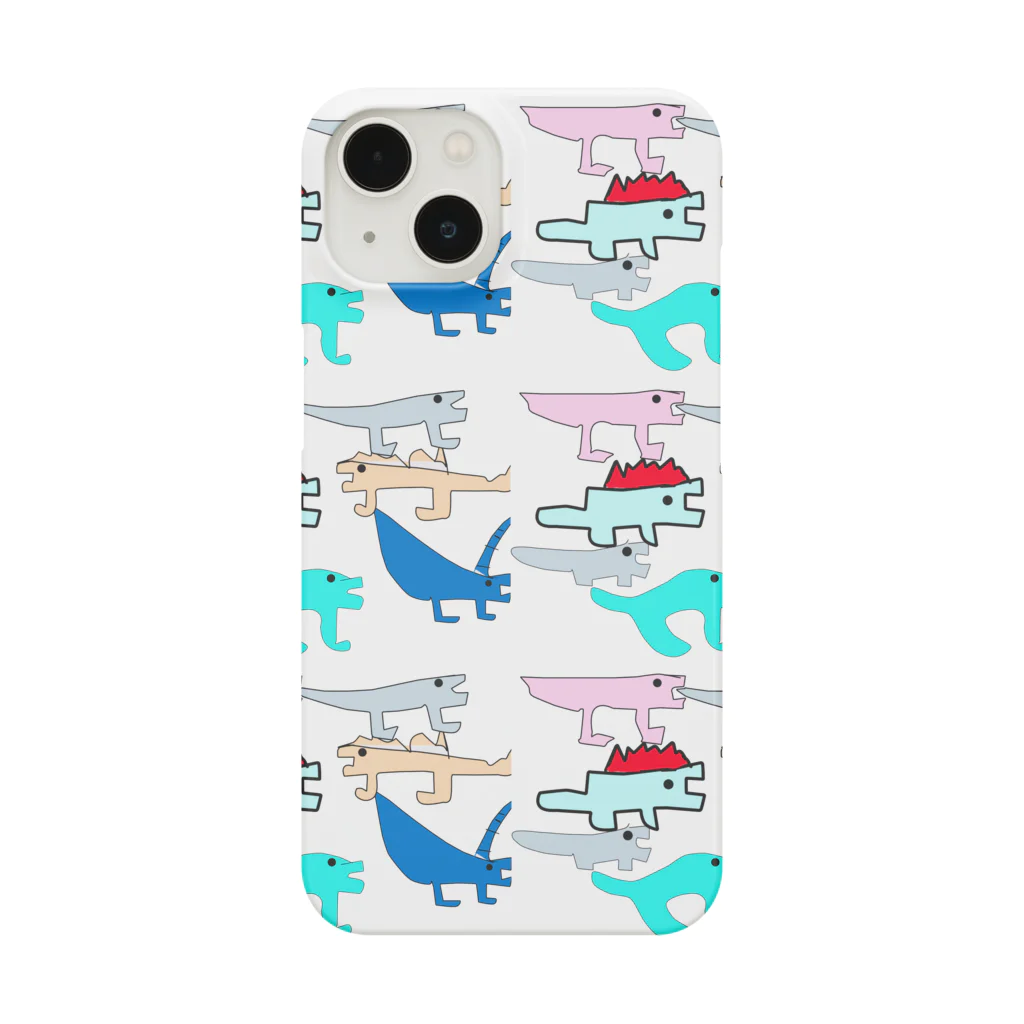 LaLaLa KIDS Creators' Shopの【KOKI】引っ張ってる犬　ひっくん　または　いっぱいいる犬 Smartphone Case