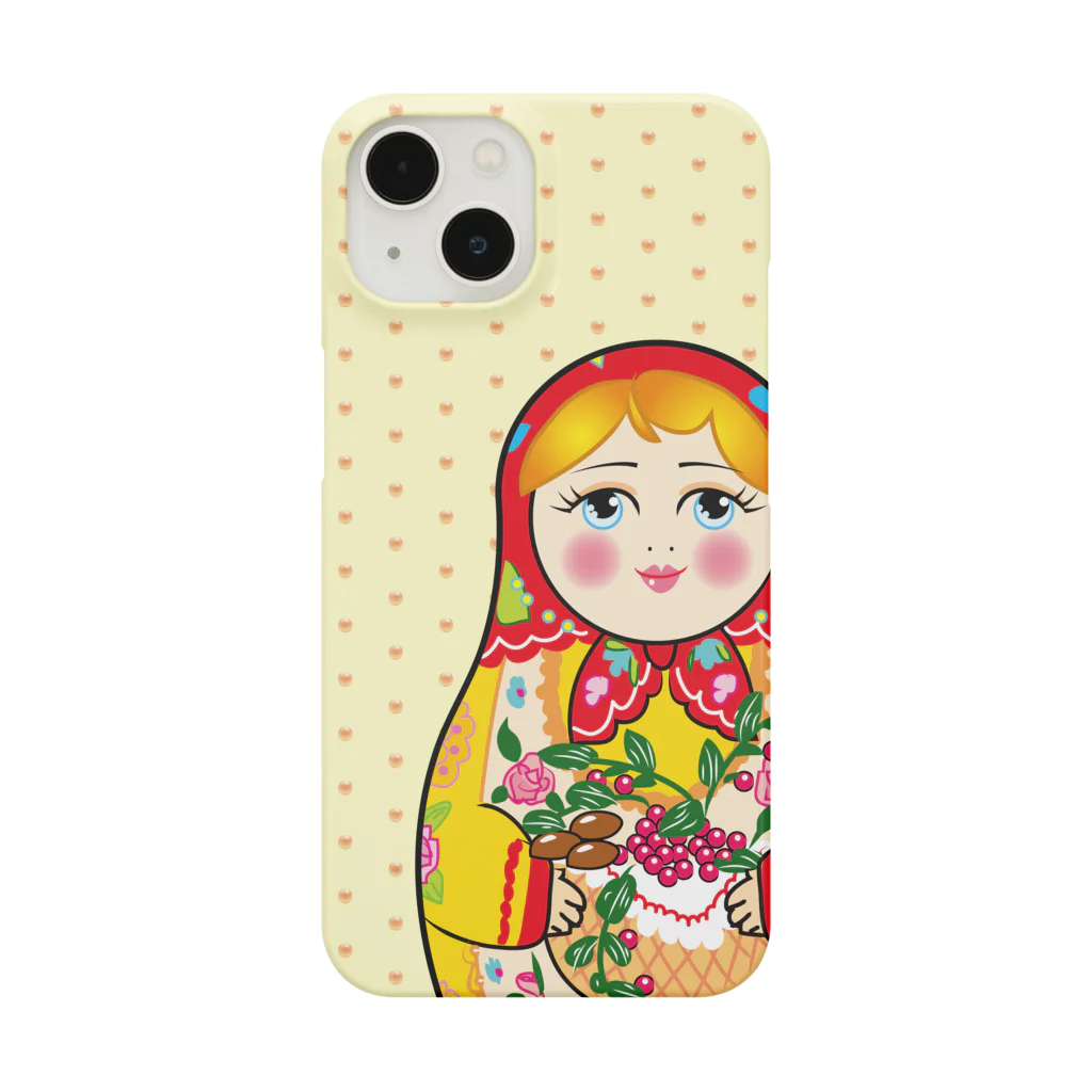 G-RAM GOODSの書籍『ロシア点描』（PHP研究所）公認グッズ「マトリョーシカスマホケースNo.4」 Smartphone Case