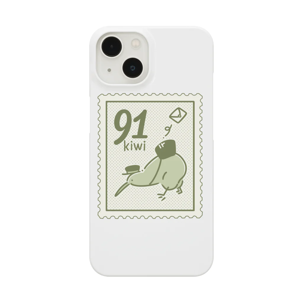 イニミニ×マートのキーウィの切手 Smartphone Case