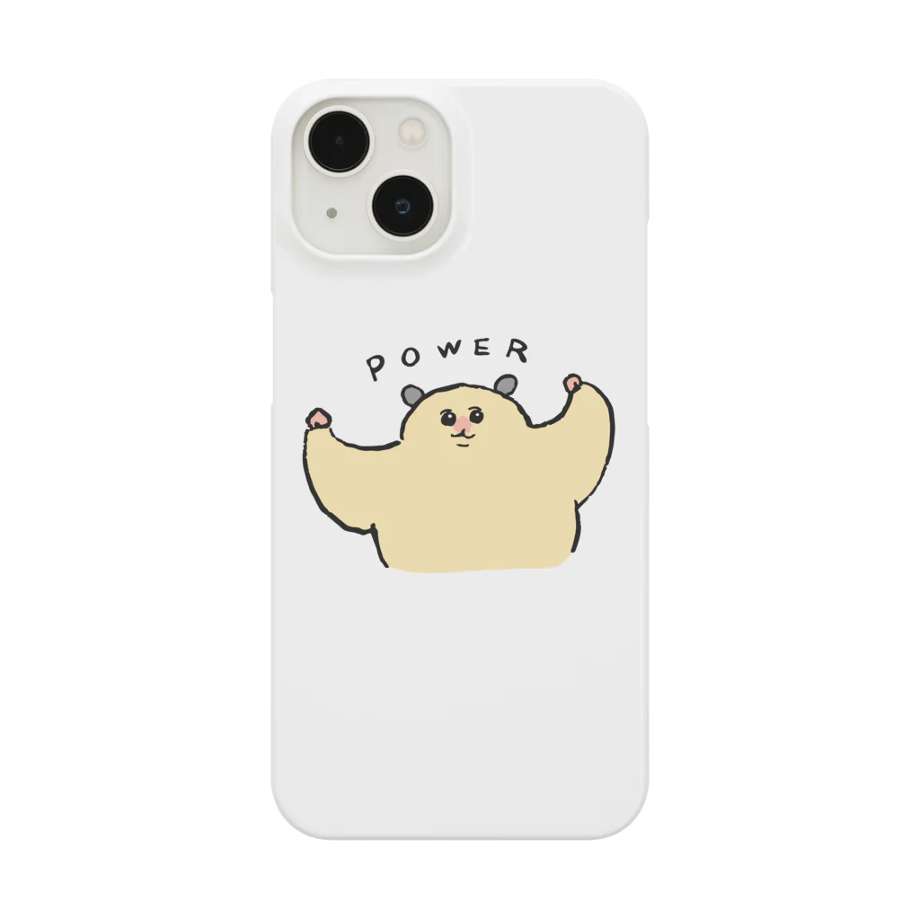 yukkeのムキムキのハムちゃん（パワー） スマホケース