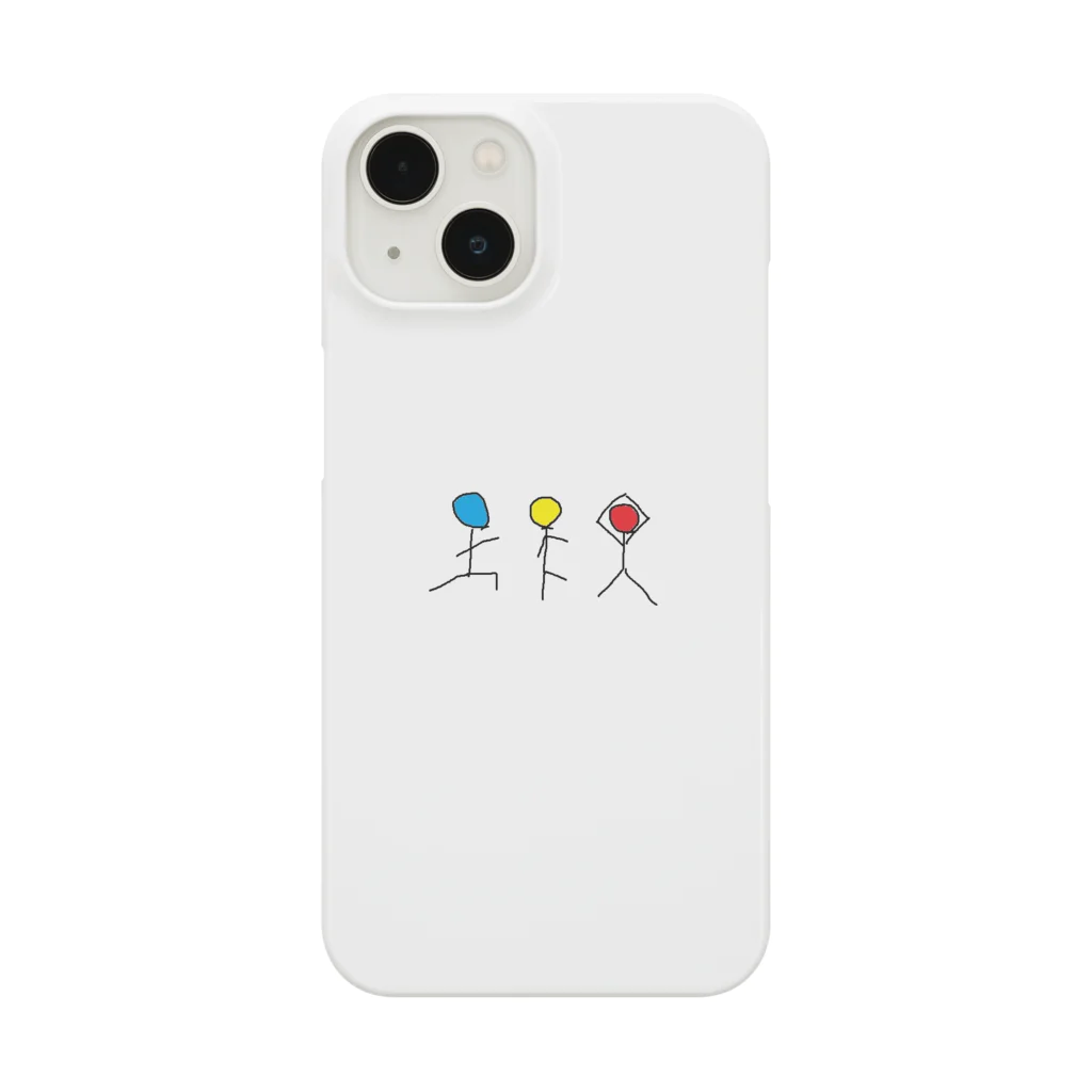 絵の具入れの信号機ヨガぼうにんげんくん Smartphone Case