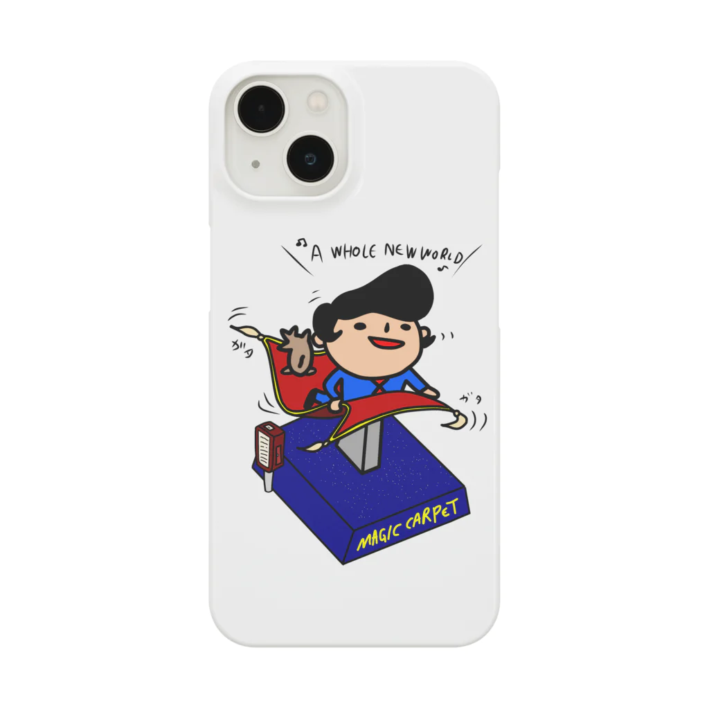 momino studio SHOPの魔法の絨毯に乗れるなんて! Smartphone Case