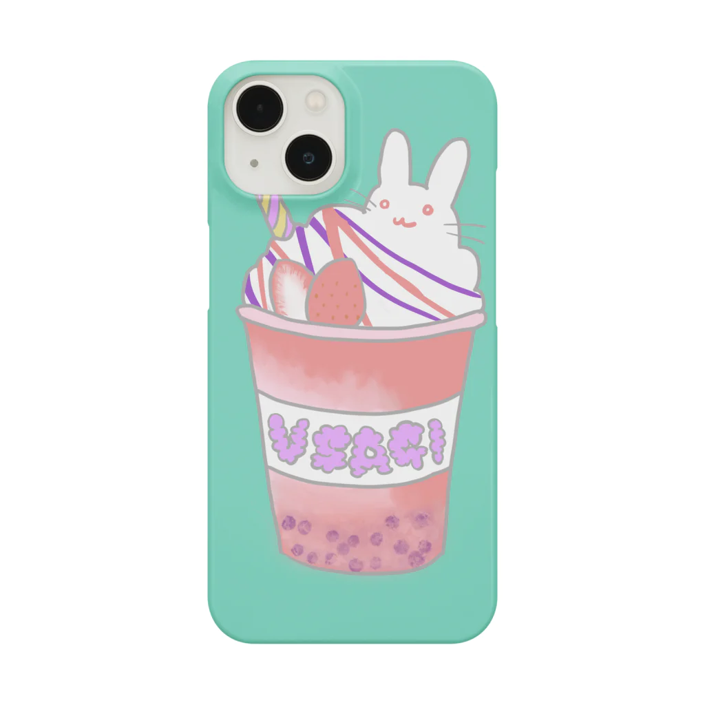 ウサトリエのうさぎcafeーいちごー Smartphone Case