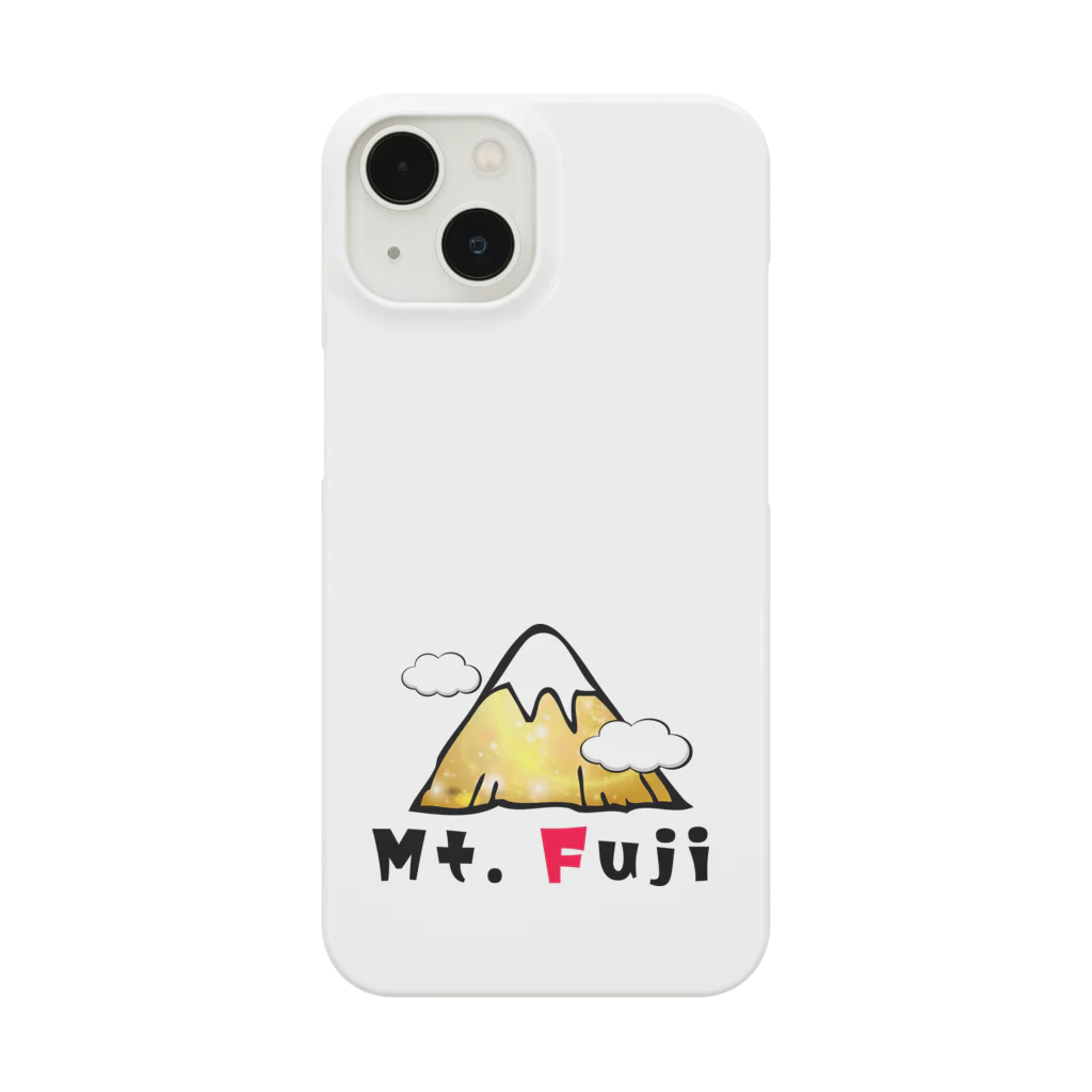 レアレアコクアのいいことありそう! 金運シリーズ　(富士山　Mt.Fuji) スマホケース