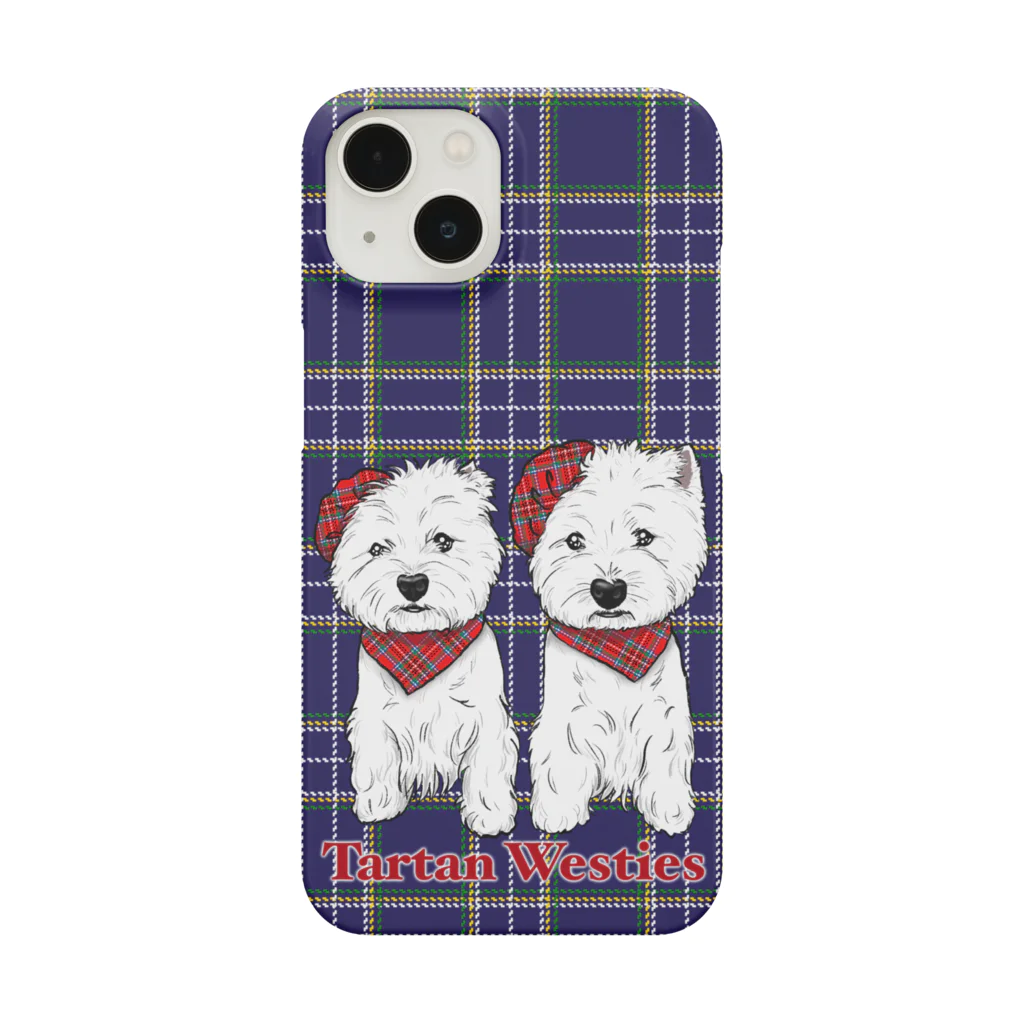 Kizplanning 「Sylph&Devil's」のTartan Westies  Smartphone Case