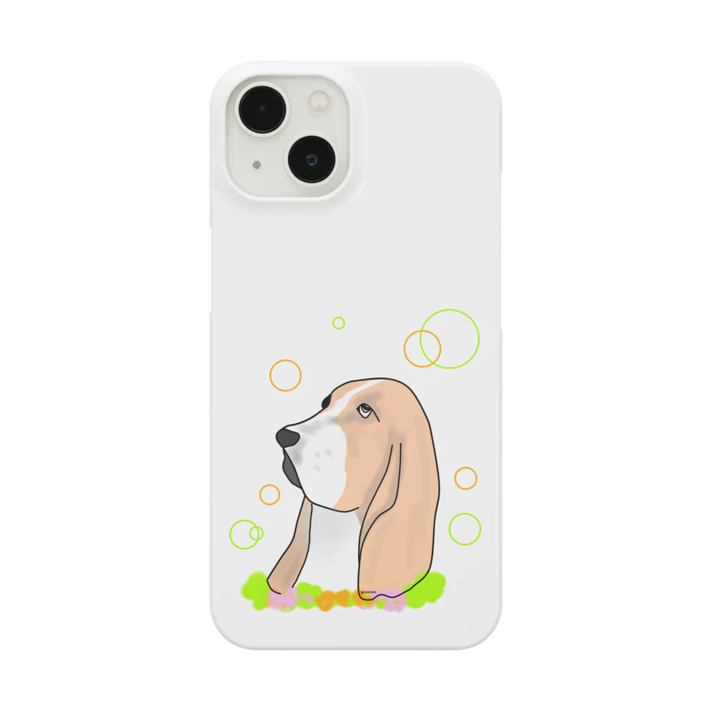 greetenのバセットハウンド癒し犬 Smartphone Case