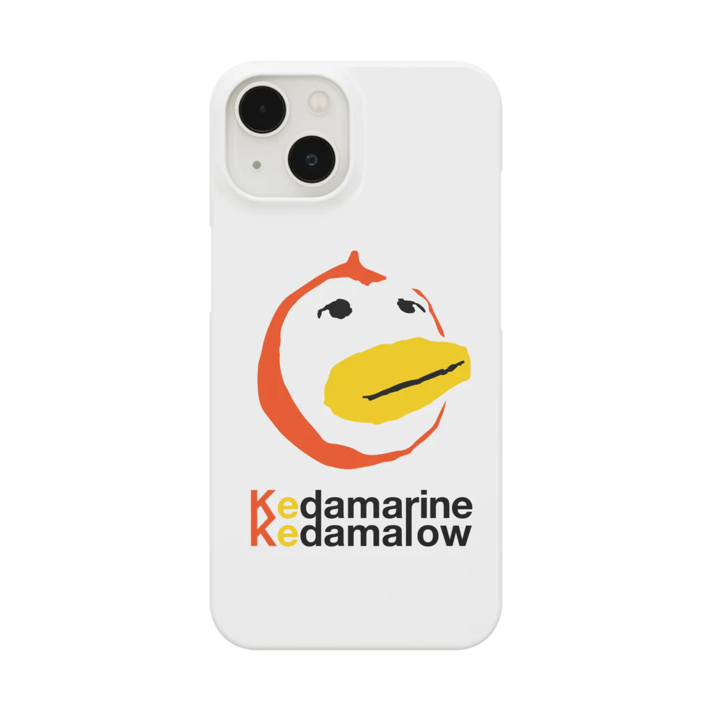 Kedamarine Kedamalow's SHOPの夕陽に染まるペンギン スマホケース