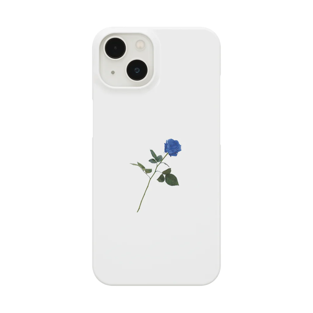 tamu's shopのBlue Rose ④ Smartphone Case