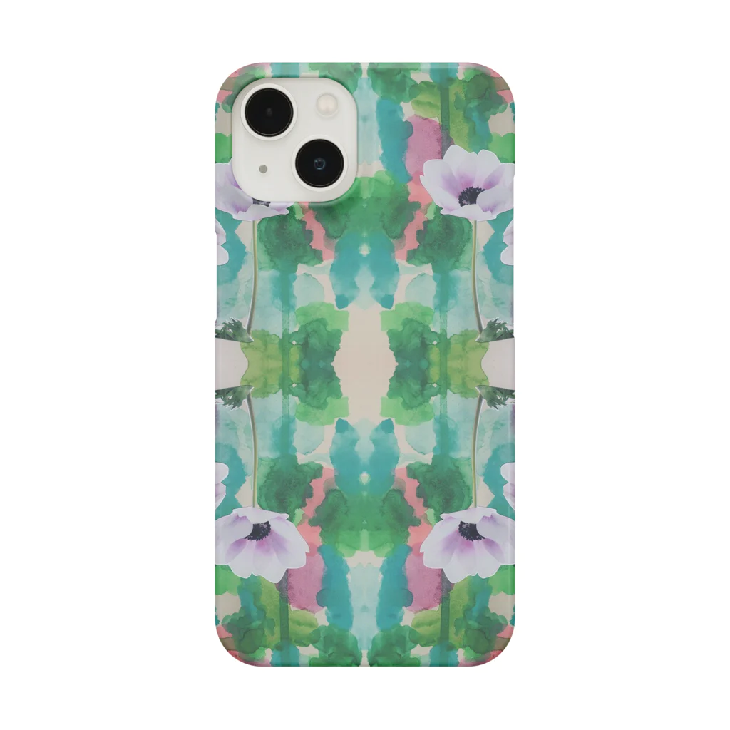 makiko_suginoのwith flowers  Smartphone Case