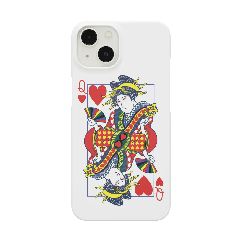 浮世絵はんの浮世絵トランプ/クイーン Smartphone Case