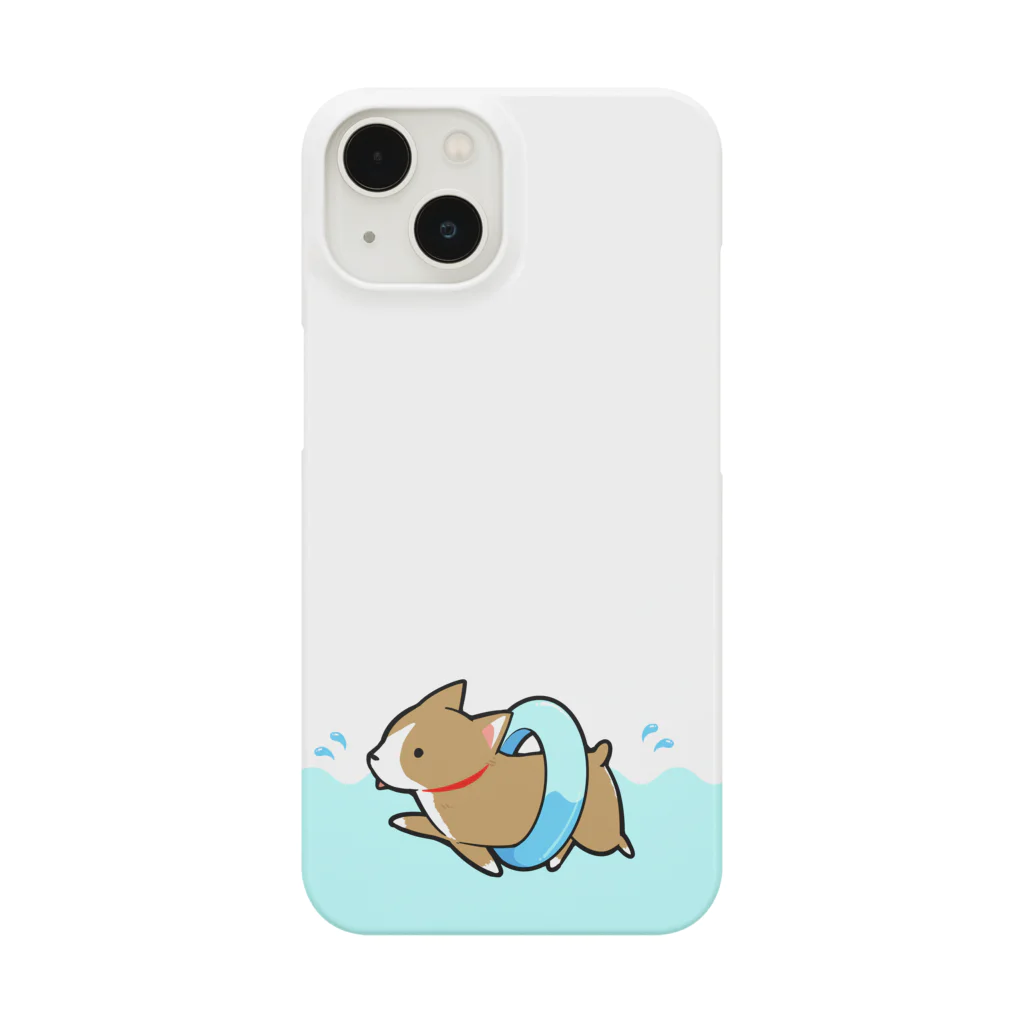 かわいいコーギーのswim Smartphone Case