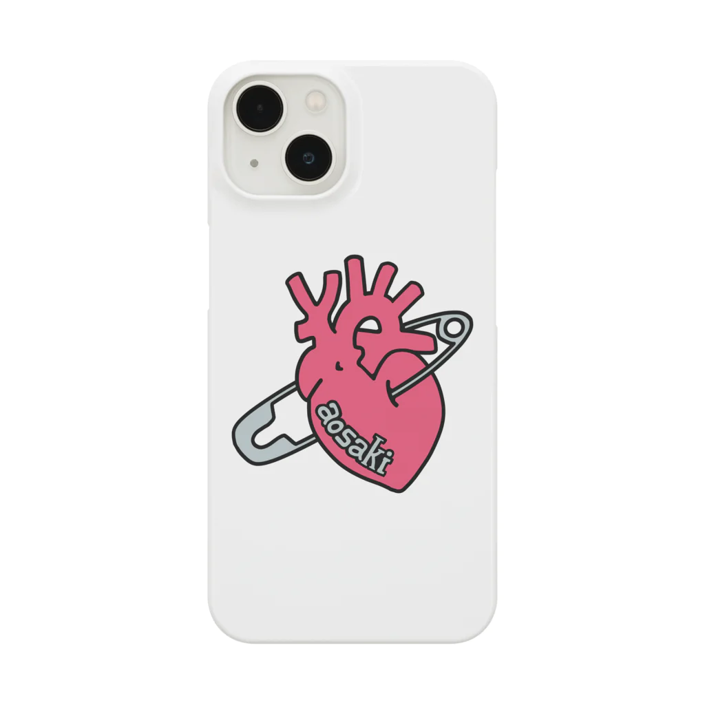 CARPE DIEMの安全ピンハート Smartphone Case