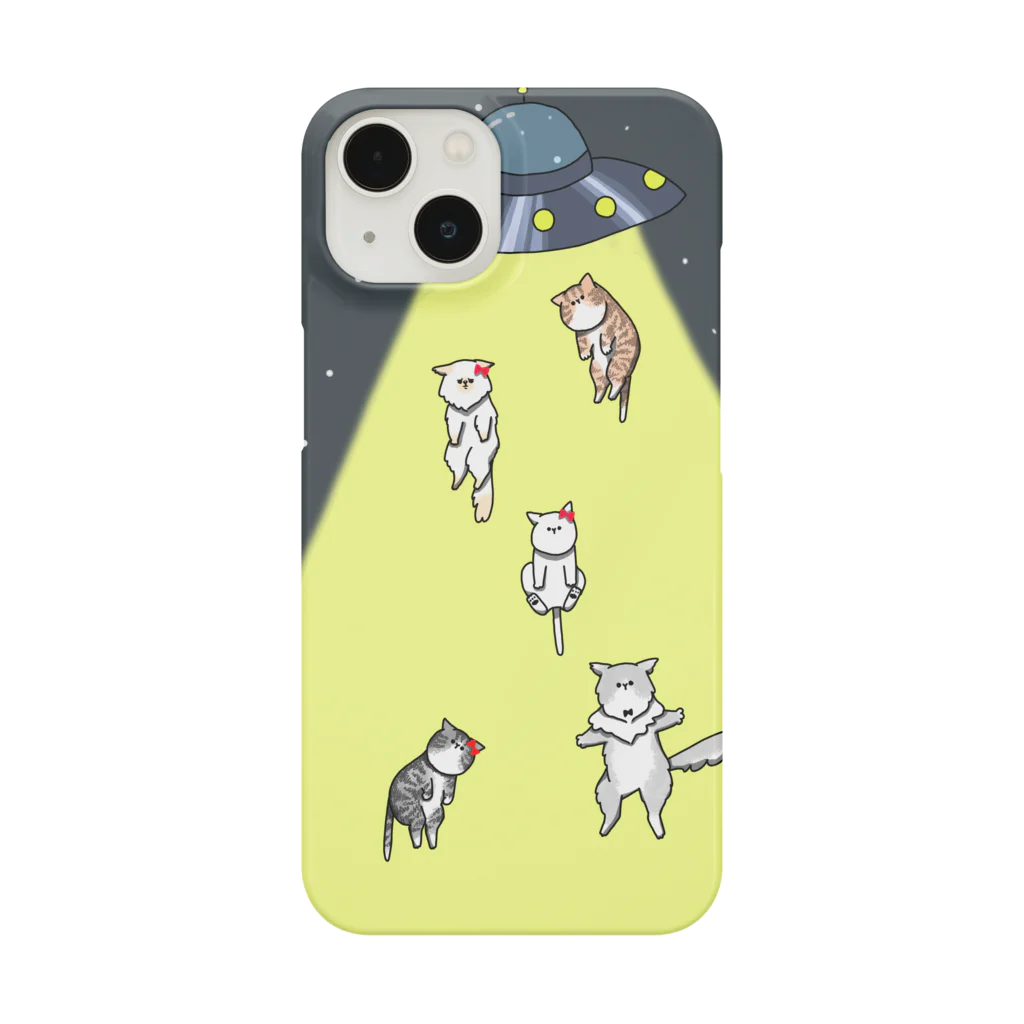 Sohi_Kiiroのアブダクションされるサムキャッツたちのスマホケース【サムキャッツ】 Smartphone Case