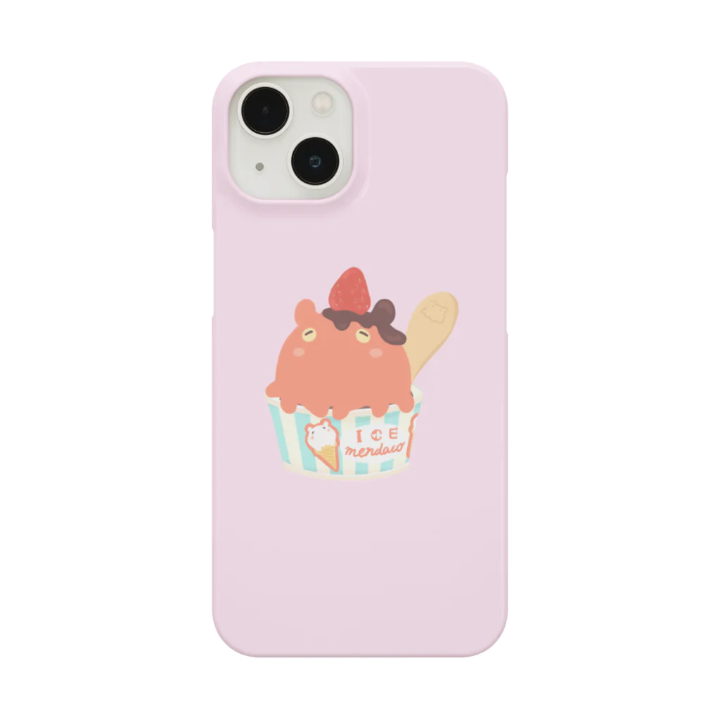 わたつみ。〜watatumi〜のめんだこくんのカップアイス Smartphone Case