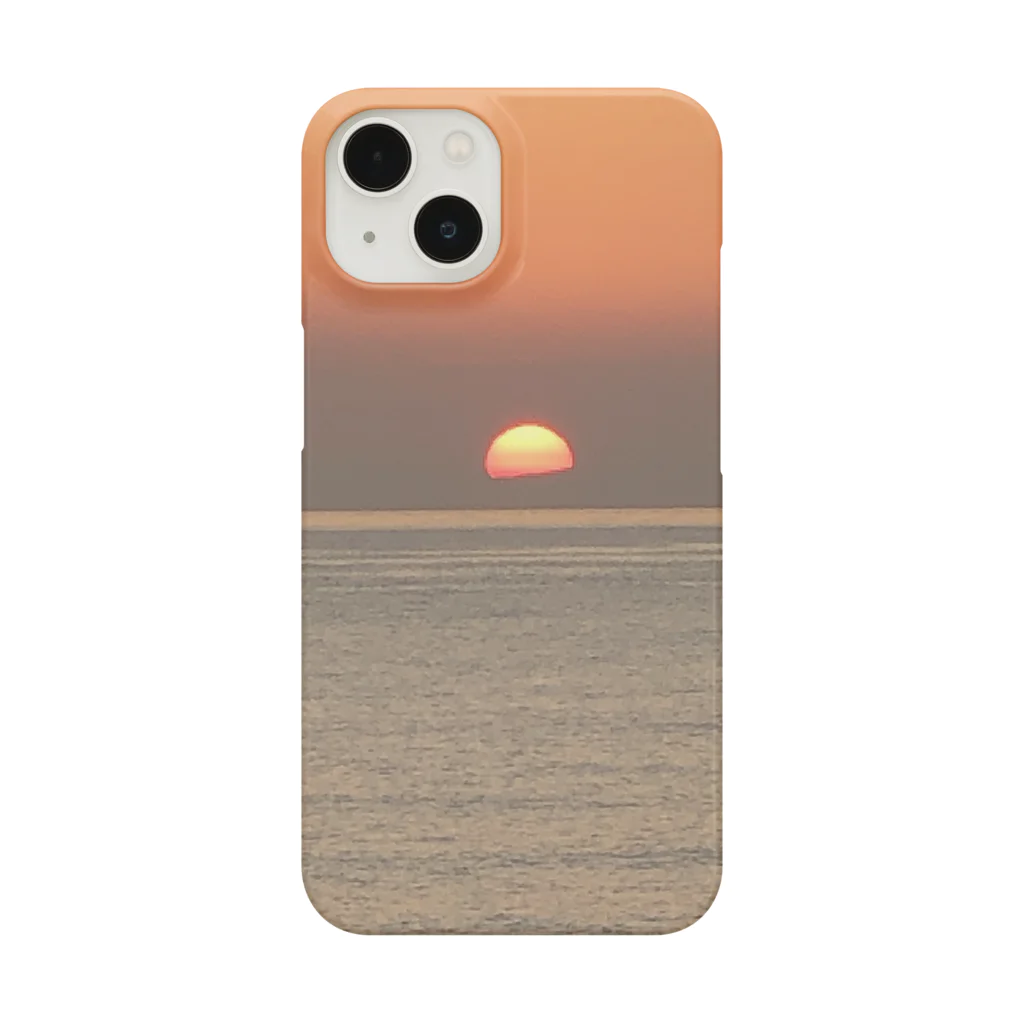 TATE3ショップの夕陽01 Smartphone Case