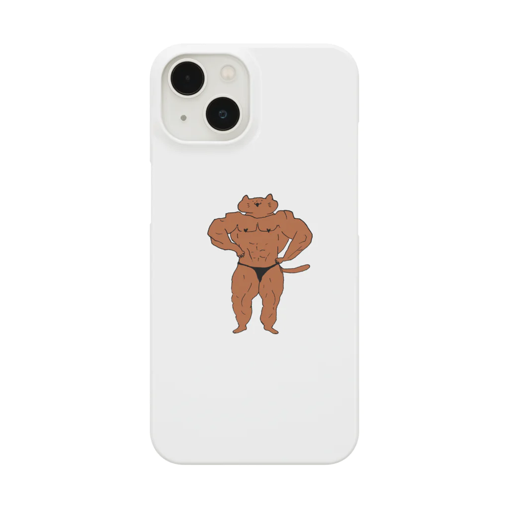 にどねちゃん🐣の多分でっかい猫(筋肉) Smartphone Case