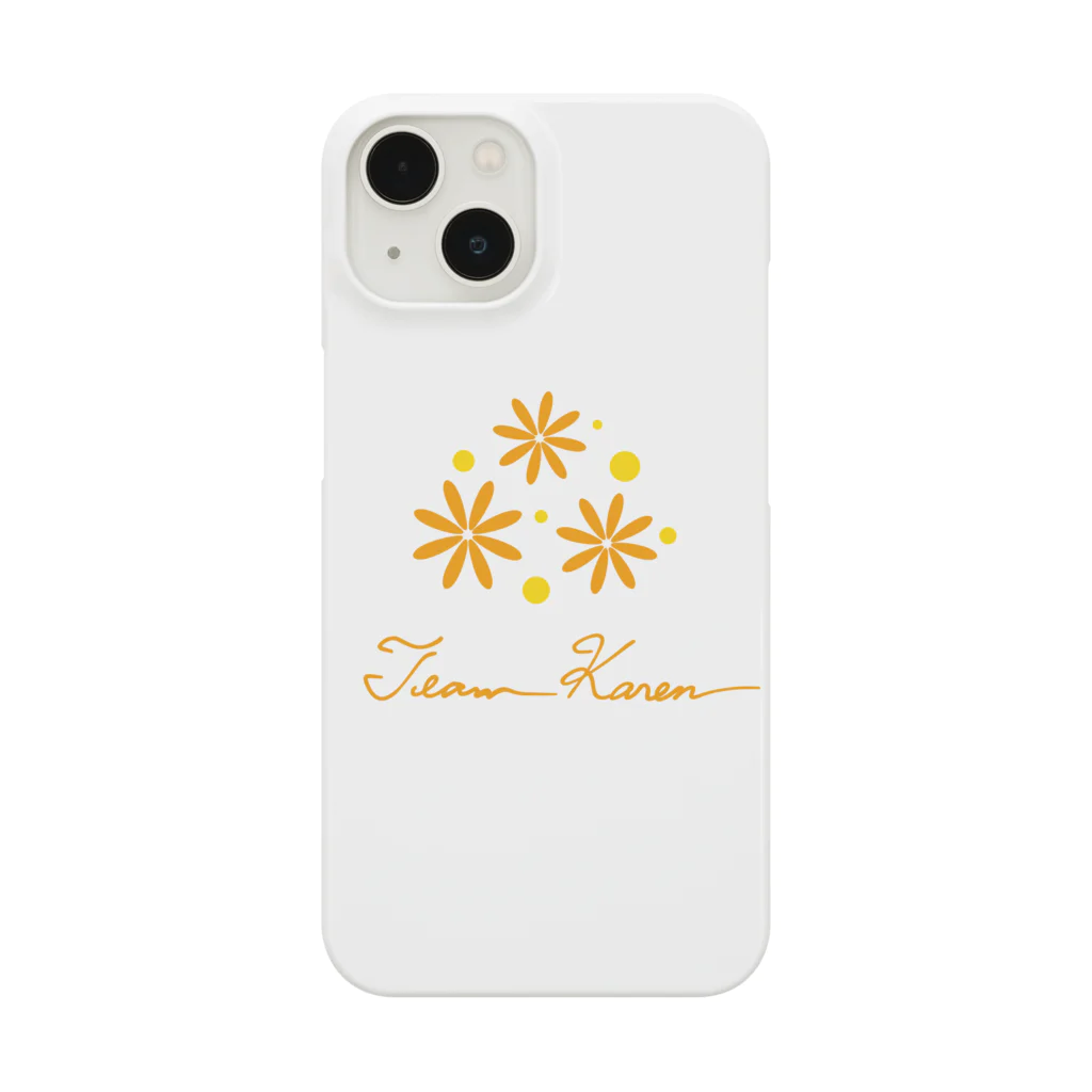 田なかかれん臨時グッズショップのでかロゴTeam Karen Smartphone Case