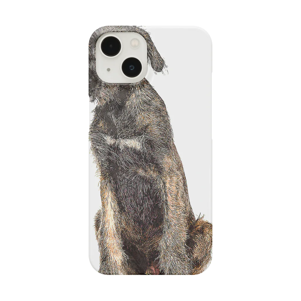 【CPPAS】Custom Pet Portrait Art Studioのクールなアイリッシュウルフハウンドドッグ Smartphone Case