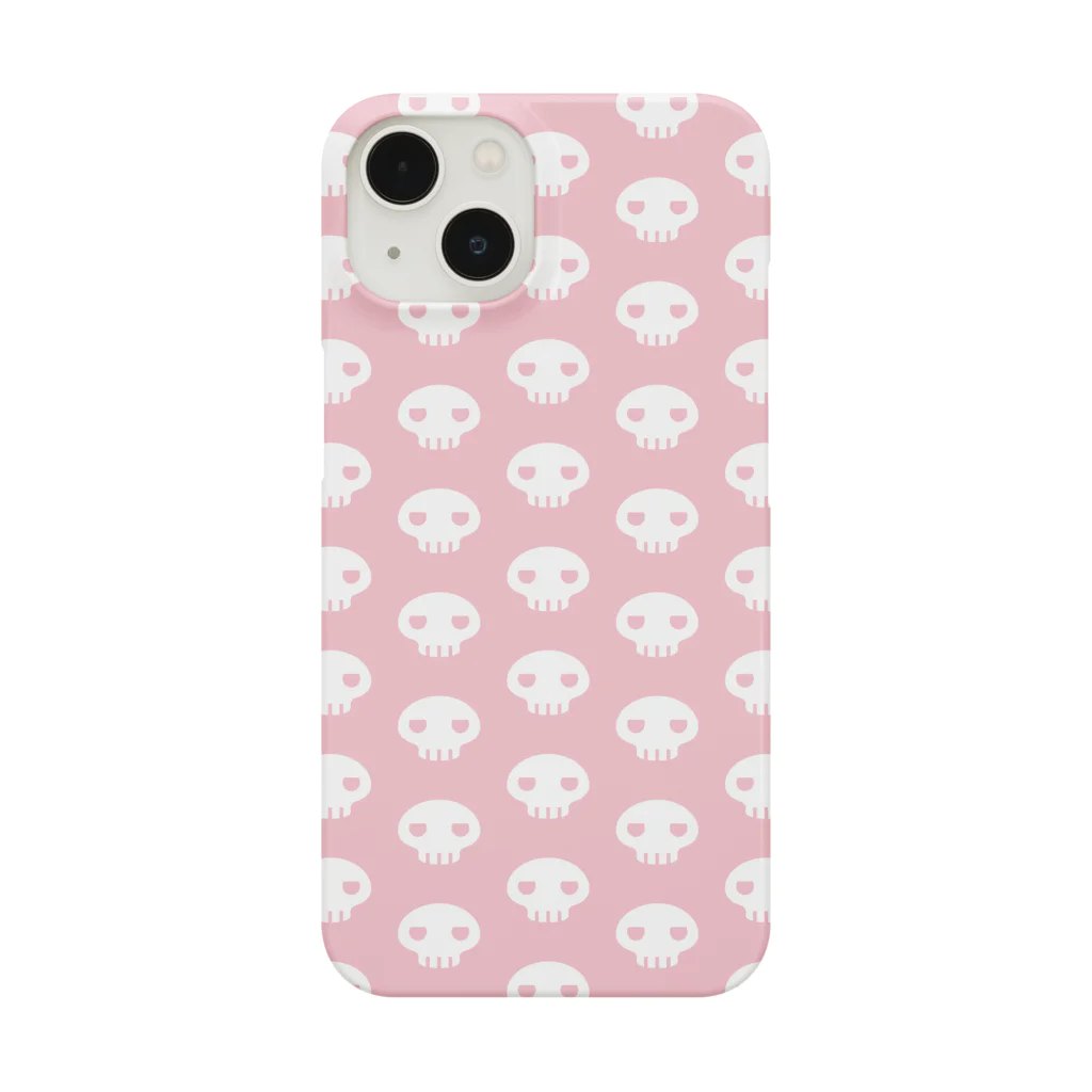 ミニマムユニヴァース@SUZURIのデビねこくん スマホケース ピンク Smartphone Case