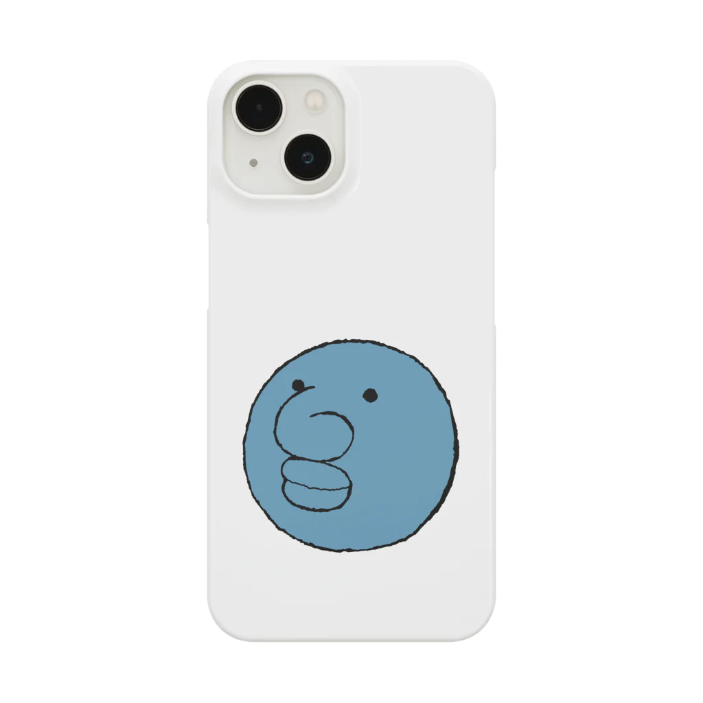 エノモトショップの青い顔の鼻の人シリーズ Smartphone Case