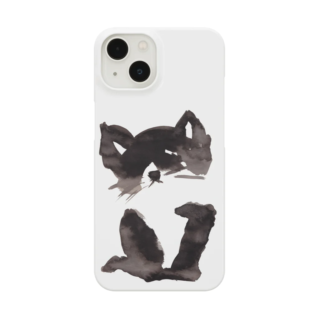 tomorebiの墨猫その2 Smartphone Case