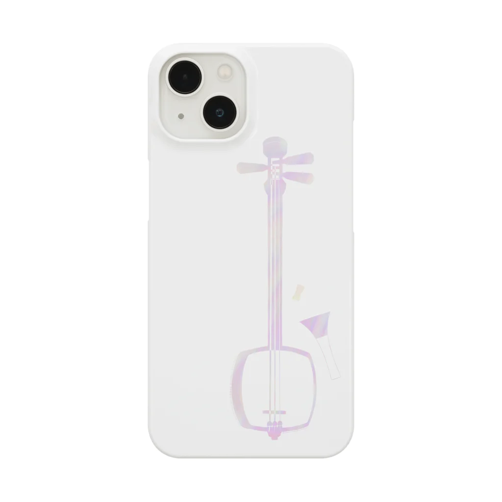 綾錦工房 りこりすの津軽三味線【彩雲】 Smartphone Case