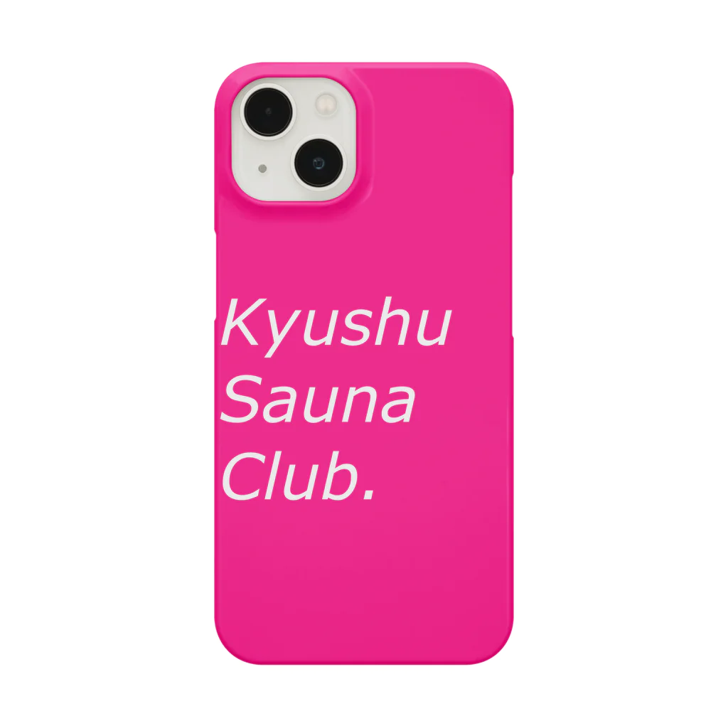 九州サウナ倶楽部のKyushu Sauna Club   PINK スマホケース