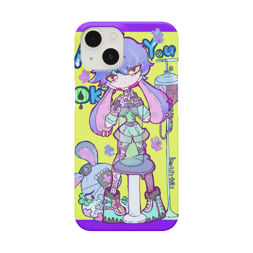 Ｒοκｓｅ🧁の💉💛🐰ほすぴたるスマホケース Smartphone Case