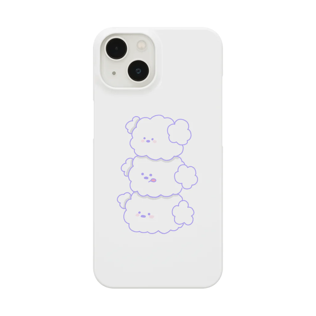 ふわふわポメラニアンちゃんのふわふわ三つ子ちゃん Smartphone Case