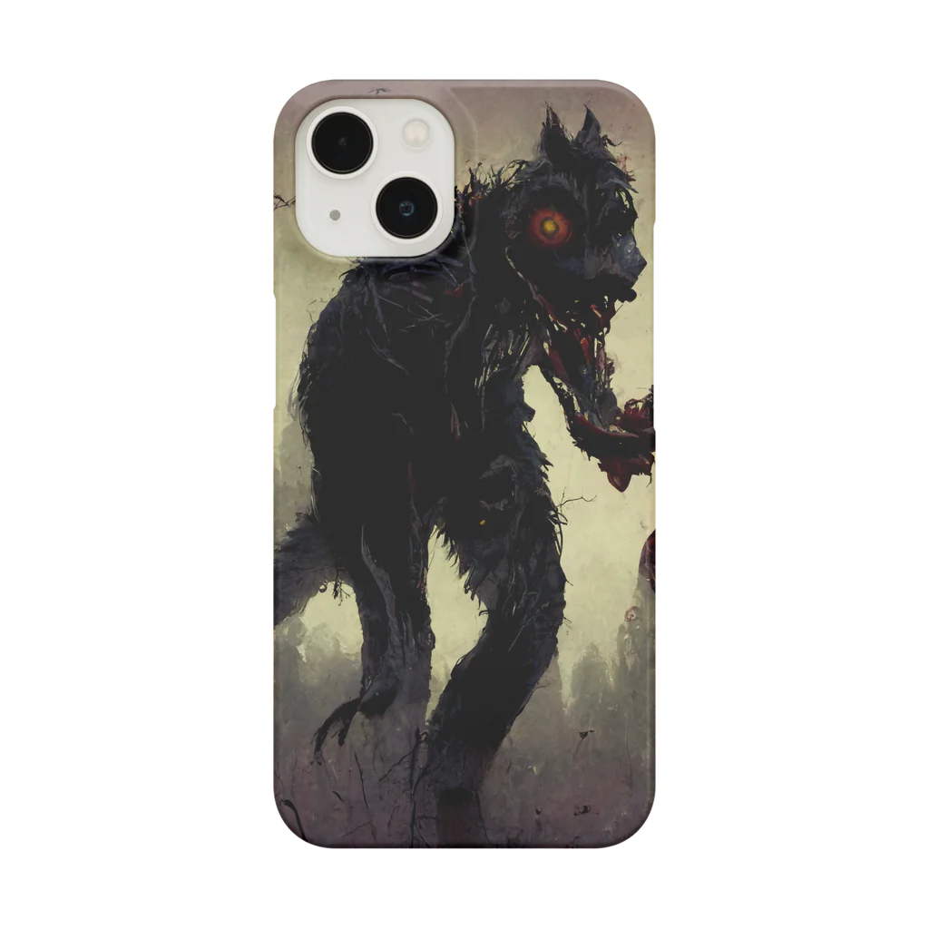 00100001101のzombie werewolf Smartphone Case