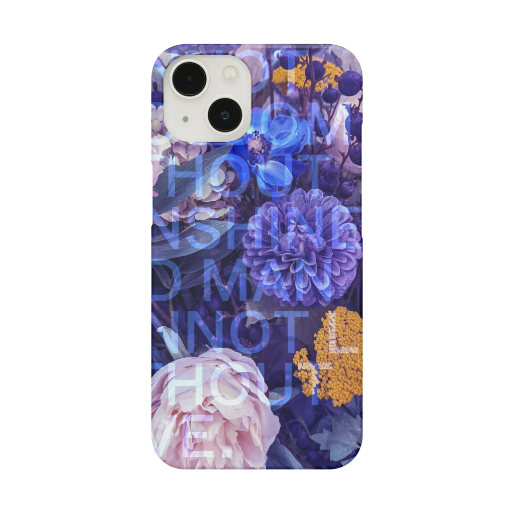 hisamerukaの人生を豊かにする格言・花 iPhone Smartphone Case