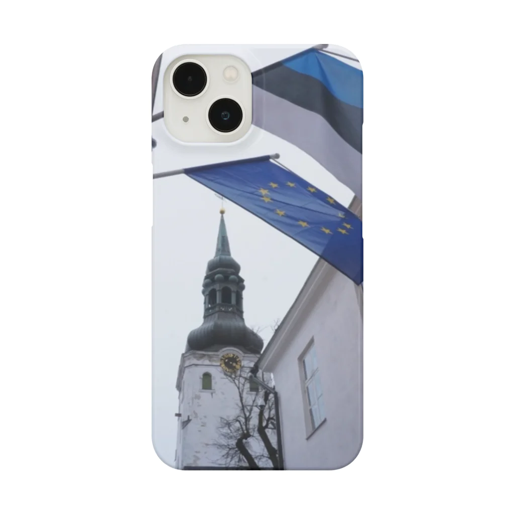 He6o350のEU・エストニア国旗🇪🇺🇪🇪 Smartphone Case